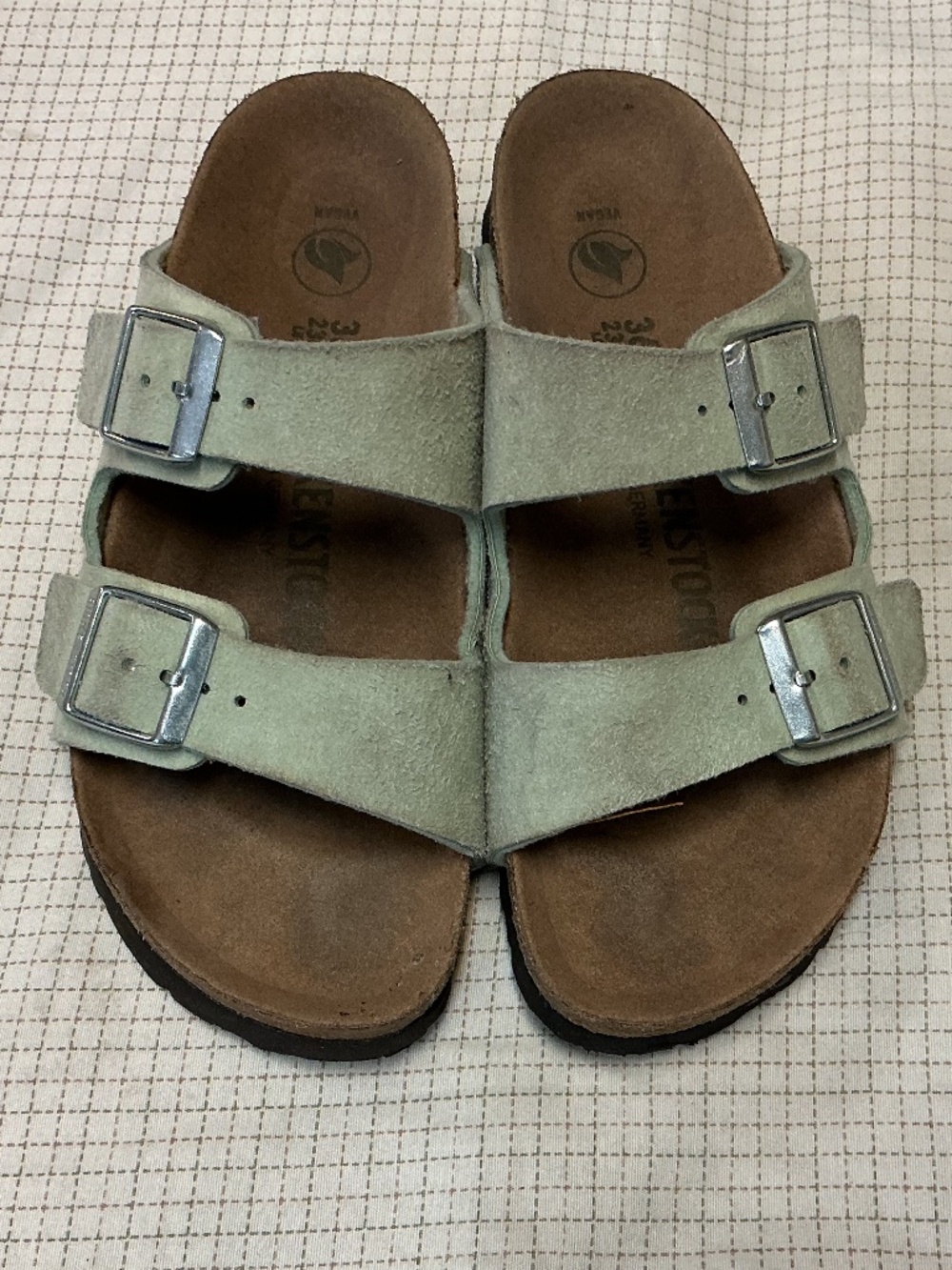 Birkenstock vegan sandals Arizona thyme colour women’s 5 EU 36 narrow width